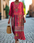 Rita | Flowy Ethnic Dress