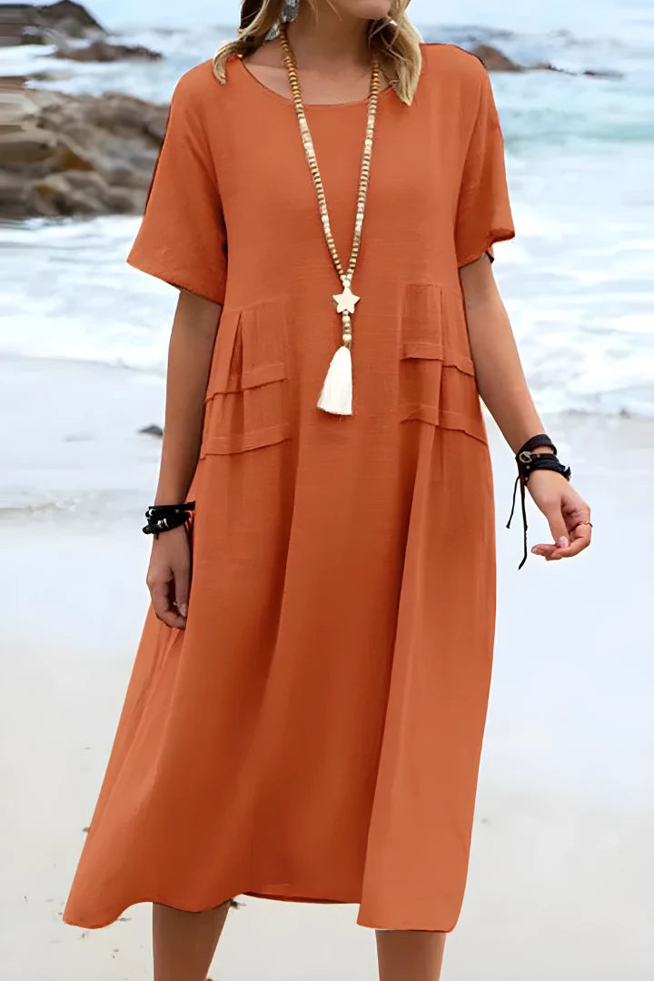 Sharon | Comfortable Tummy Covering Dress
