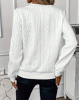 Siera | Textured Quarter Zip Pullover