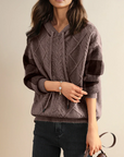 Valerie | Hooded Knit Sweater
