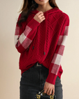 Valerie | Hooded Knit Sweater