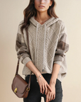 Valerie | Hooded Knit Sweater