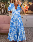 Floriana | Vibrant Bloom Midi Dress