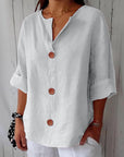 Clara | Timeless Linen Blouse