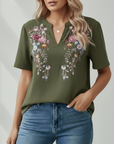 Kasia | Elegant Embroidered Top