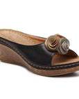 Elysia | Comfortable Leather Orthopedic Women's Sandals